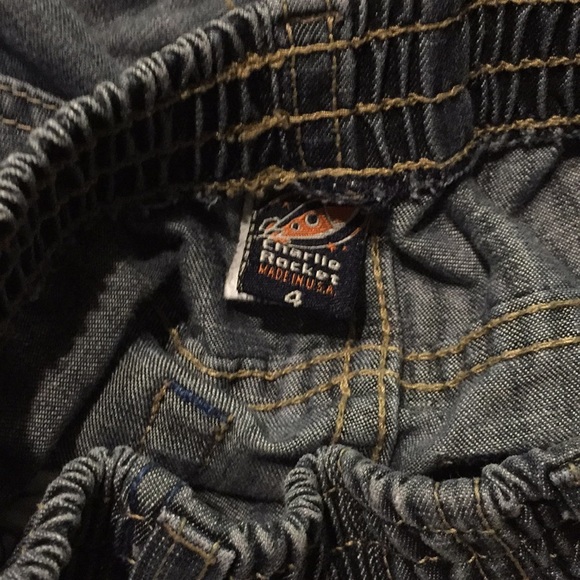 🚀 Charlie Rocket 🚀 elastic waist jeans size 4 - Picture 6 of 6